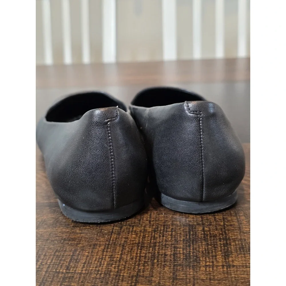 Karl Lagerfeld Zofia Zayne Black Ballet Flats Slippers E24 Slip On Shoes sz 9‎ M